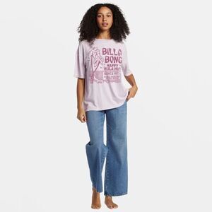 Billabong Slow Down Oversized Graphic Tee
